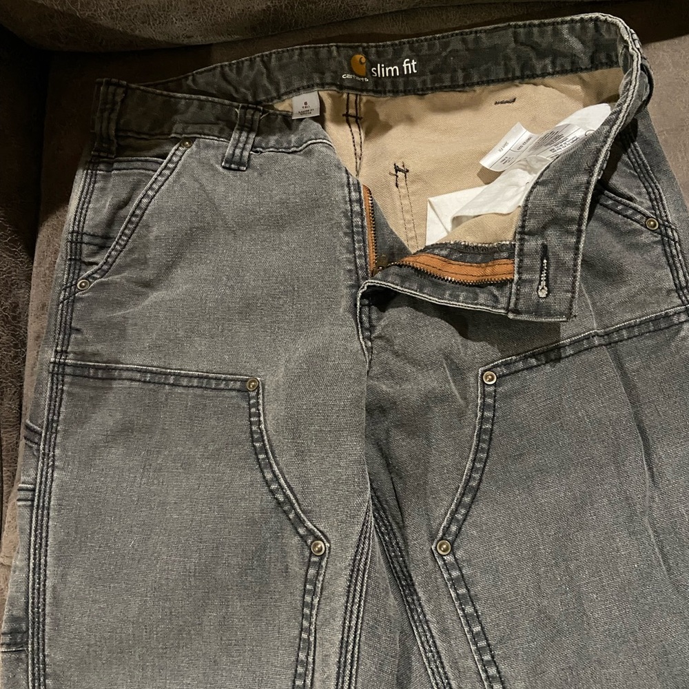 Carhartt Slim Fit Gray Trousers